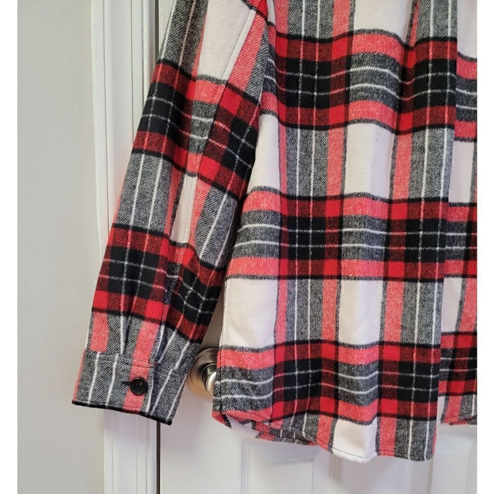 Rails Flannel Wool Blend Shacket L - Picture 6 of 9